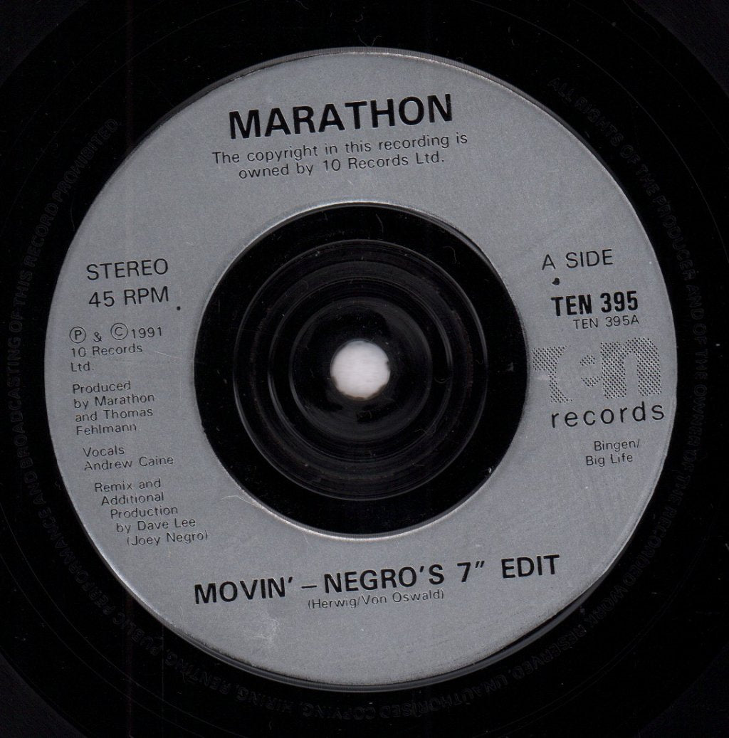 Marathon - Movin - 7 Inch