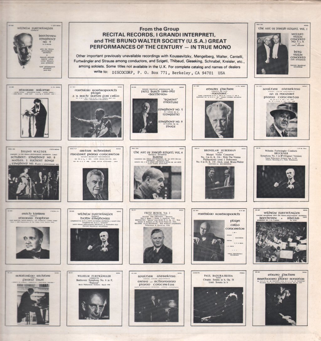 Elisabeth Schwarzkopf / Michael Raucheisen / Lea Piltti - Songs And Duets - Lp