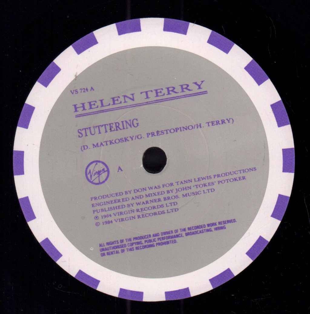 Helen Terry - Stuttering - 7 Inch