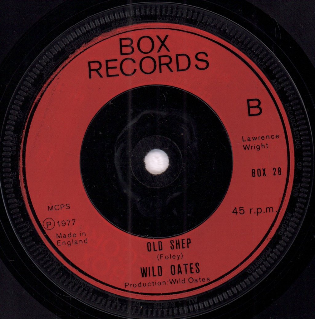 Wild Oates - Down Our Street - 7 Inch