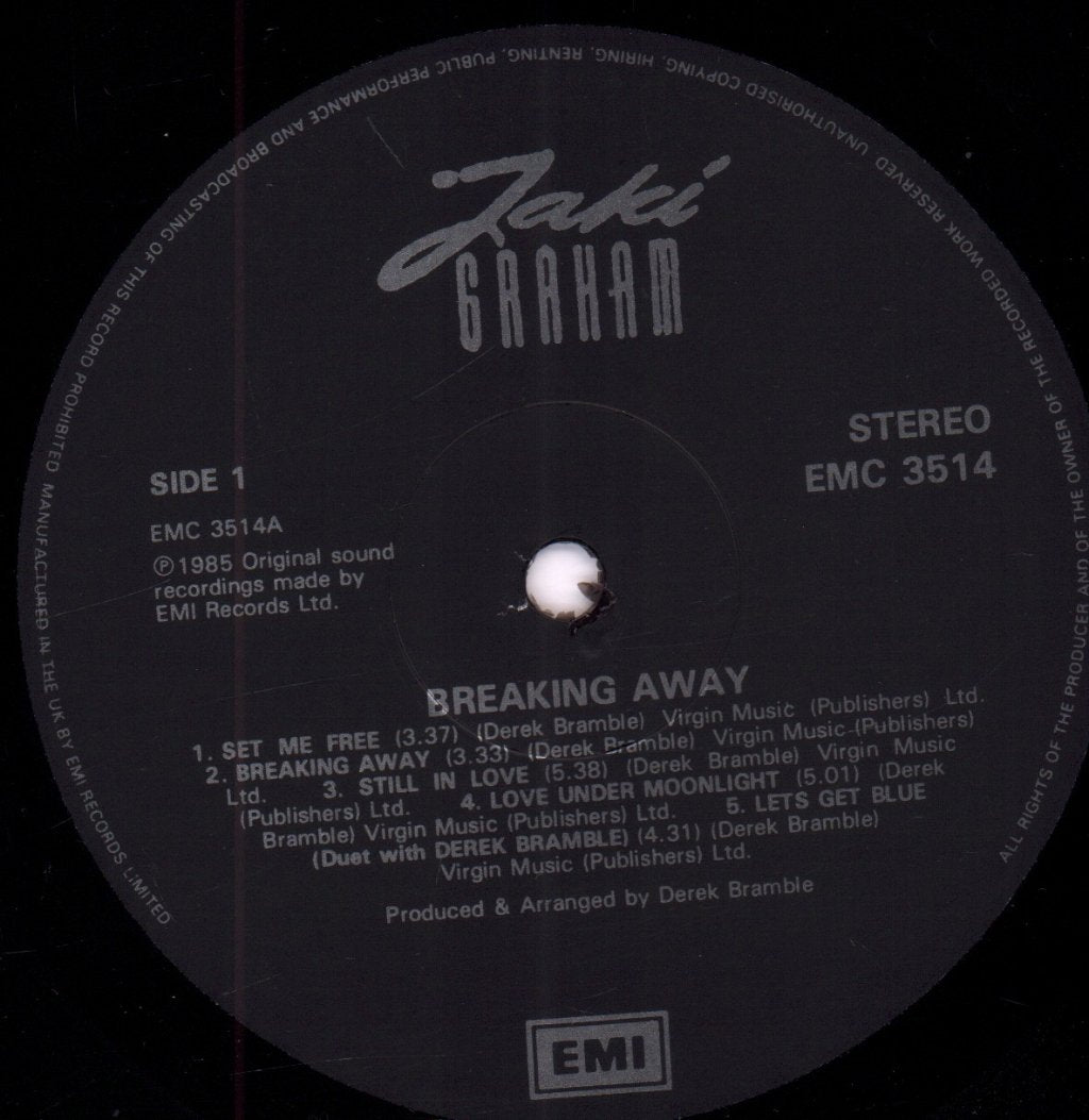 Jaki Graham - Breaking Away - Lp