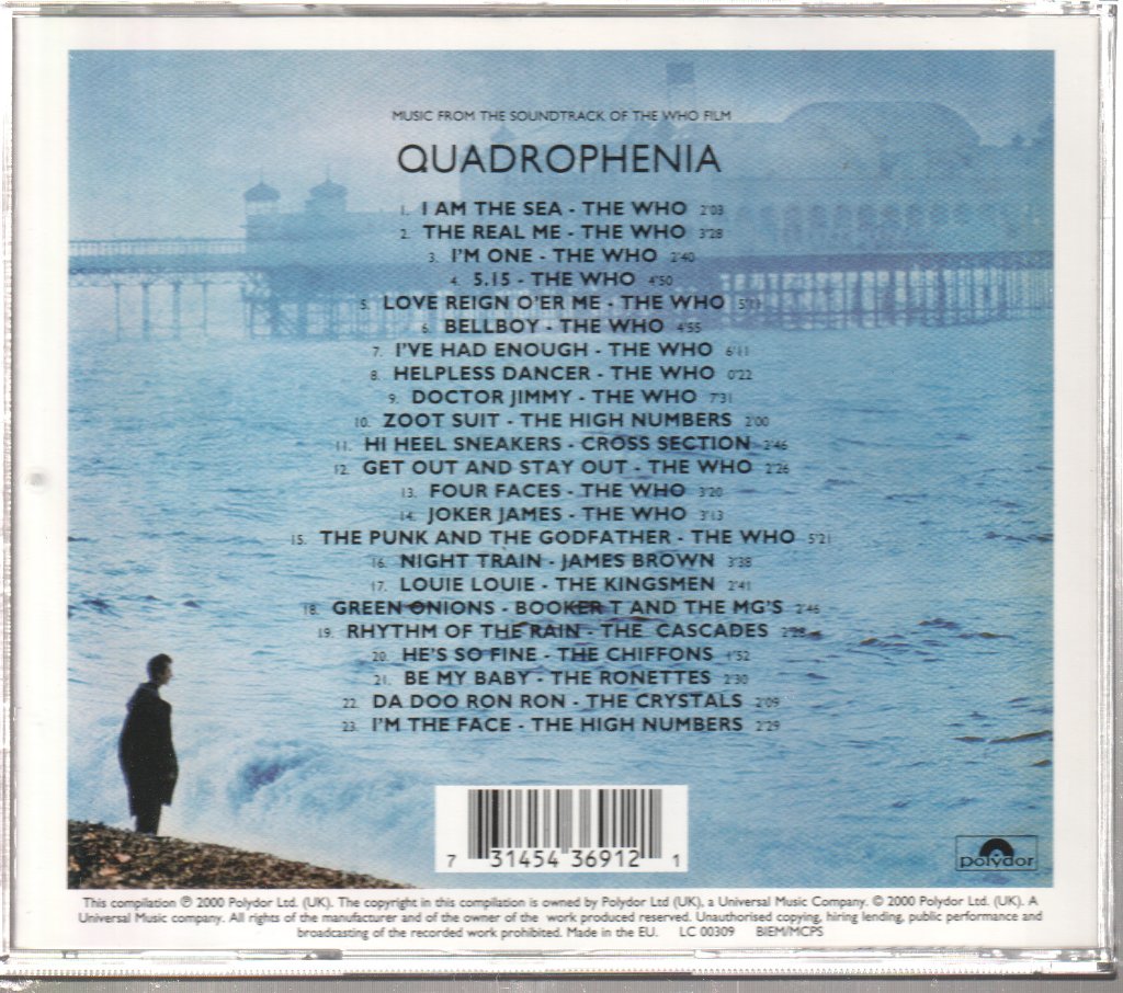 Various Artists - Quadrophenia (Music From The Soundtrack Of The Who Film) - Cd