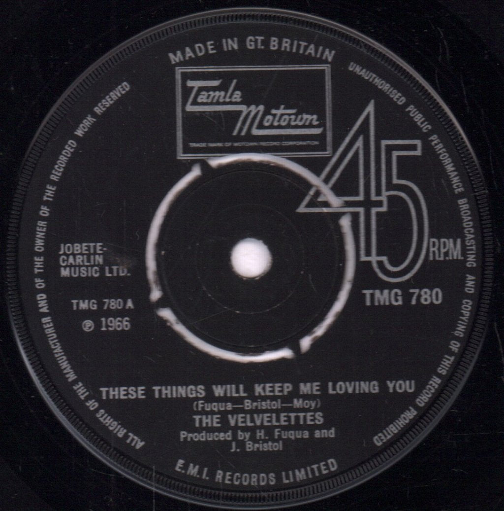 Velvelettes - These Things Will Keep Me Loving You - 7 Inch