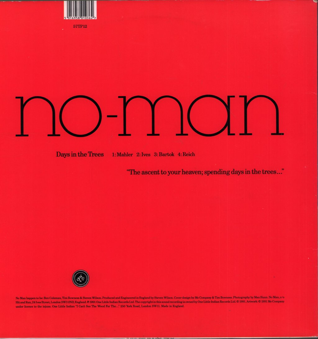 No-Man - Days In The Trees - 12 Inch