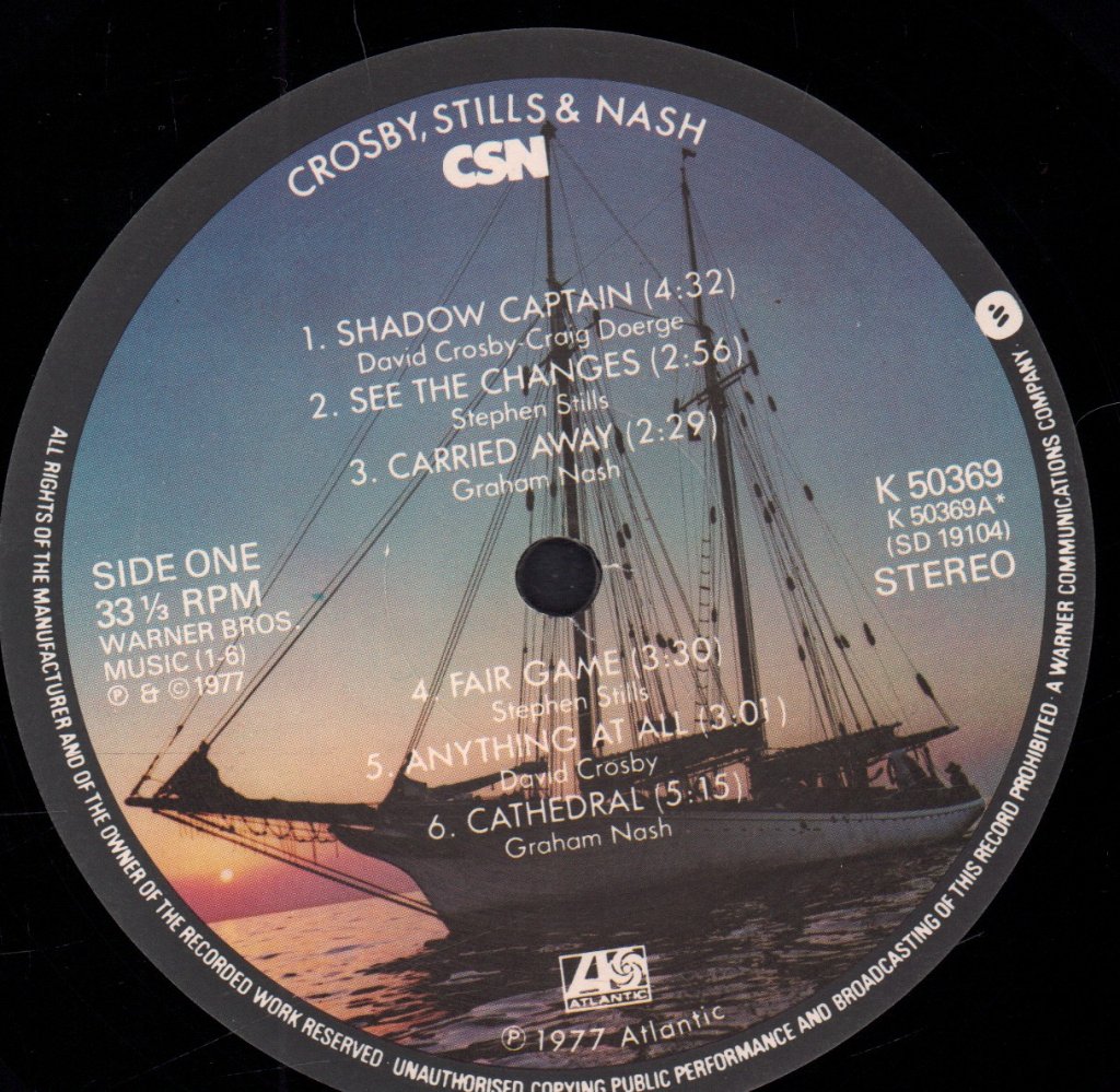 Crosby Stills And Nash - Csn - Lp