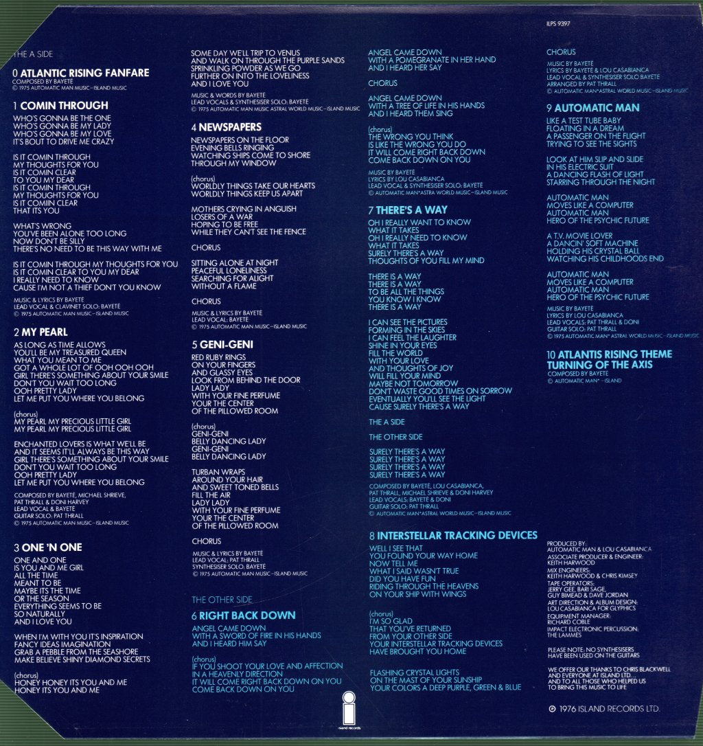 Automatic Man - Automatic Man - Lp