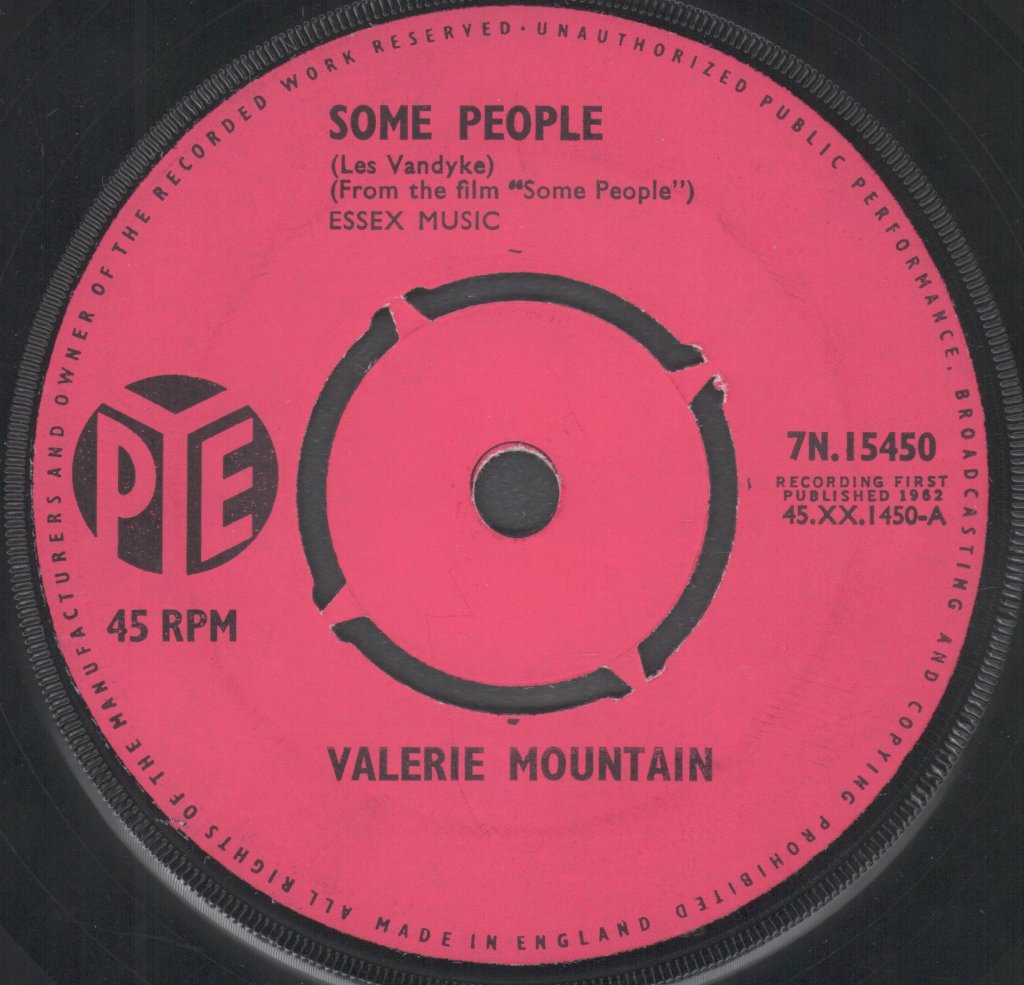Valerie Mountain And The Eagles - Some People - 7 Inch