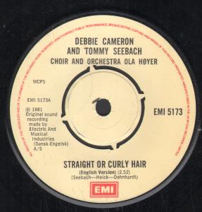 Debbie Cameron And Tommy Seebach - Striaght Or Curly Hair - 7 Inch