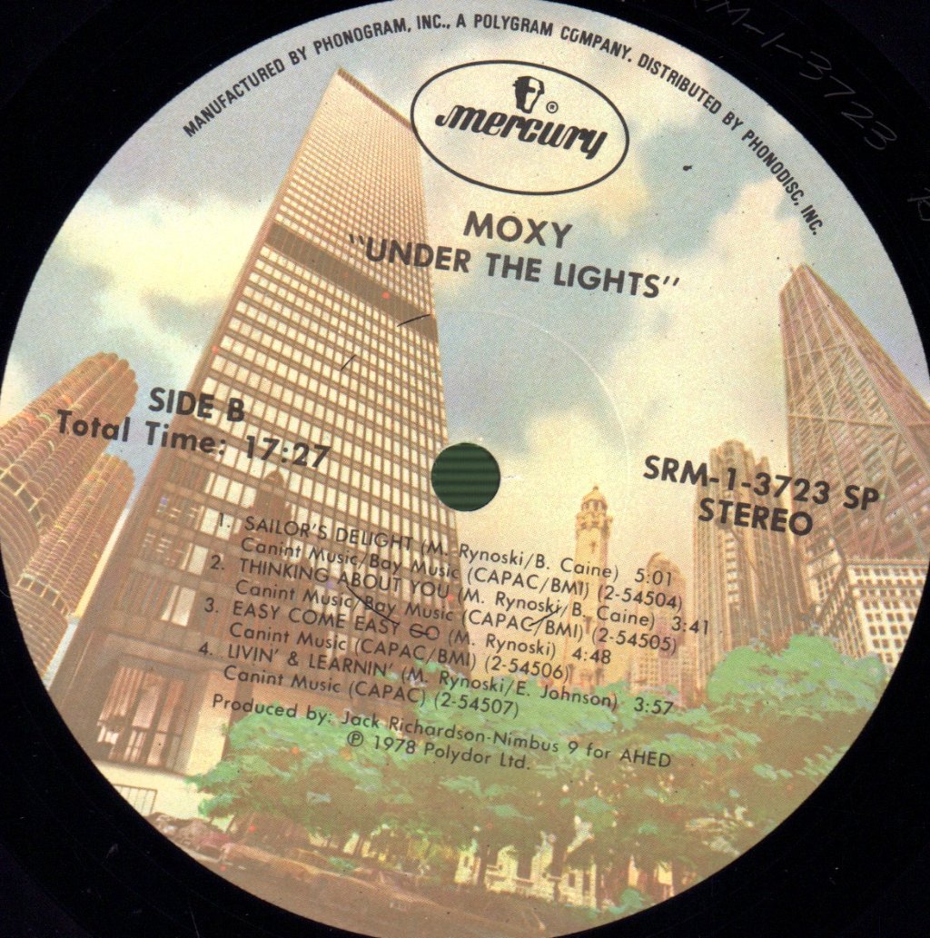 Moxy - Under The Lights - Lp