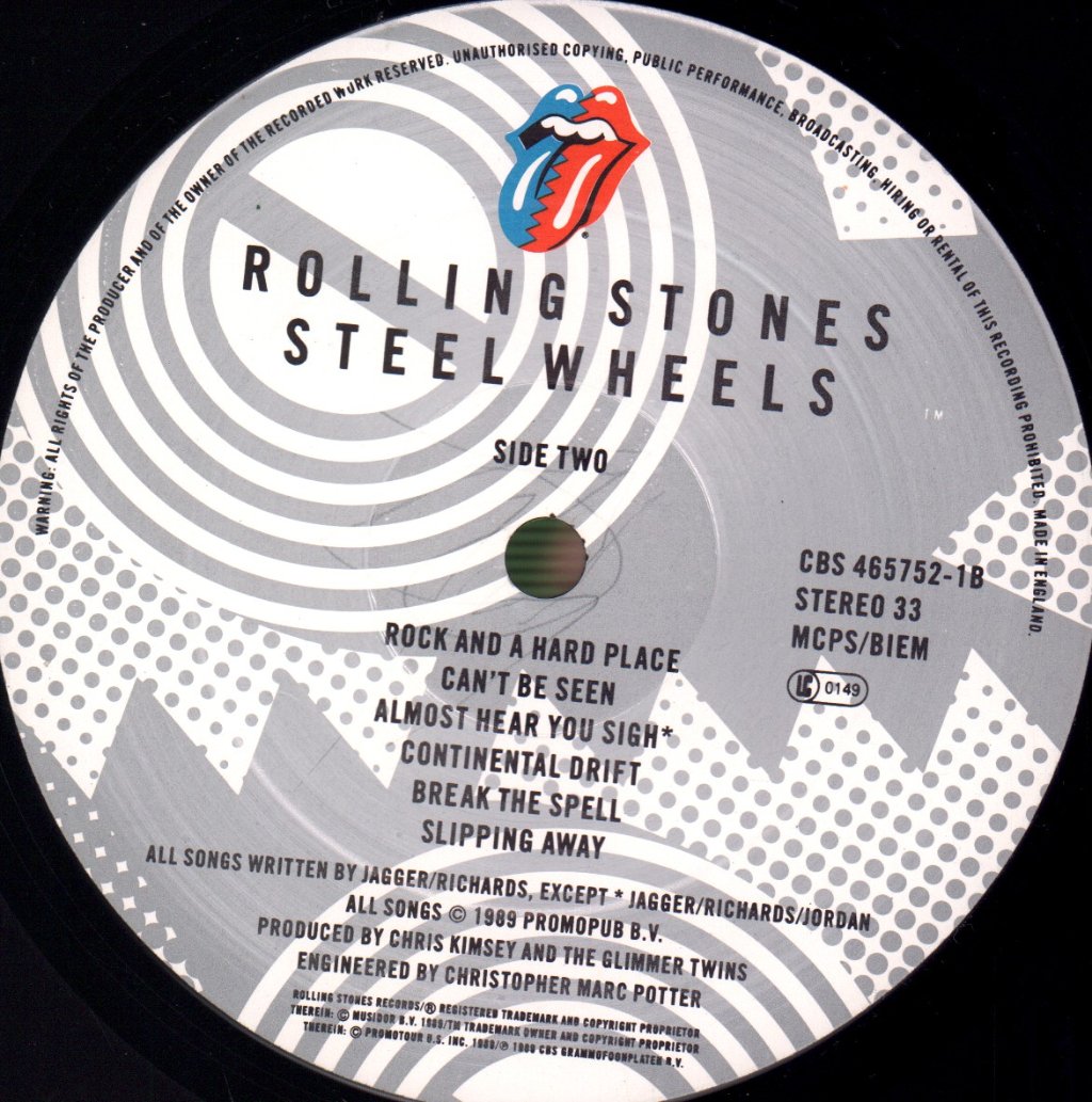 Rolling Stones - Steel Wheels - Lp