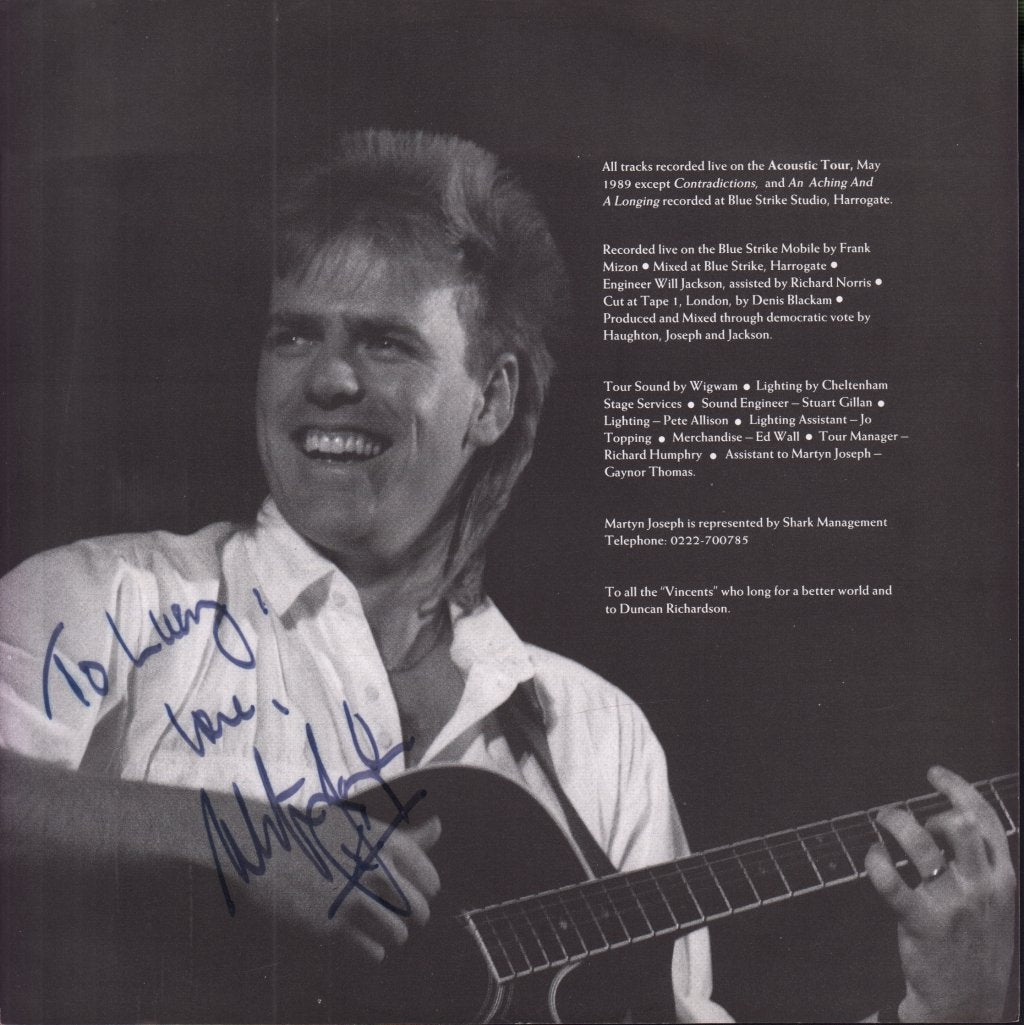 Martyn Joseph - An Aching And A Longing - Lp