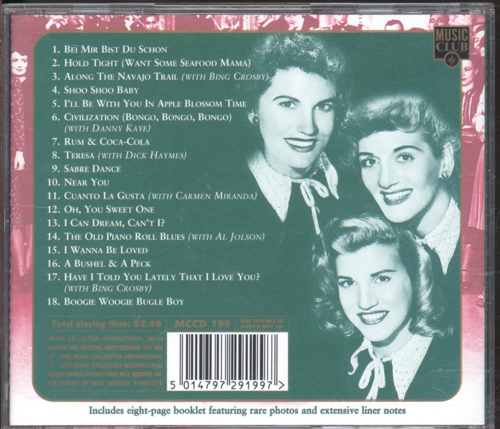 Andrews Sisters - Best Of The Andrews Sisters - Cd