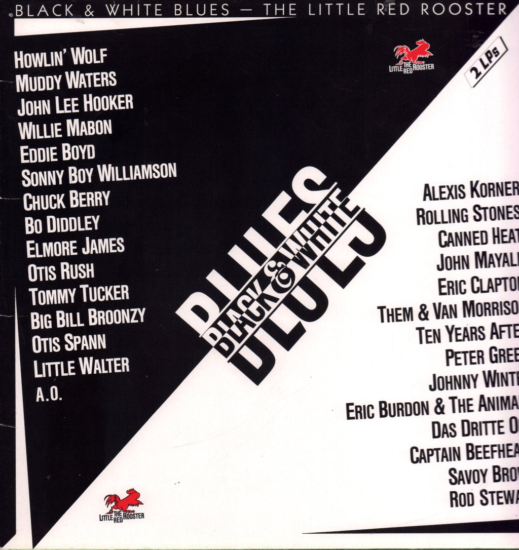 Various Artists - Black And White Blues - The Little Red Rooster - Double Lp