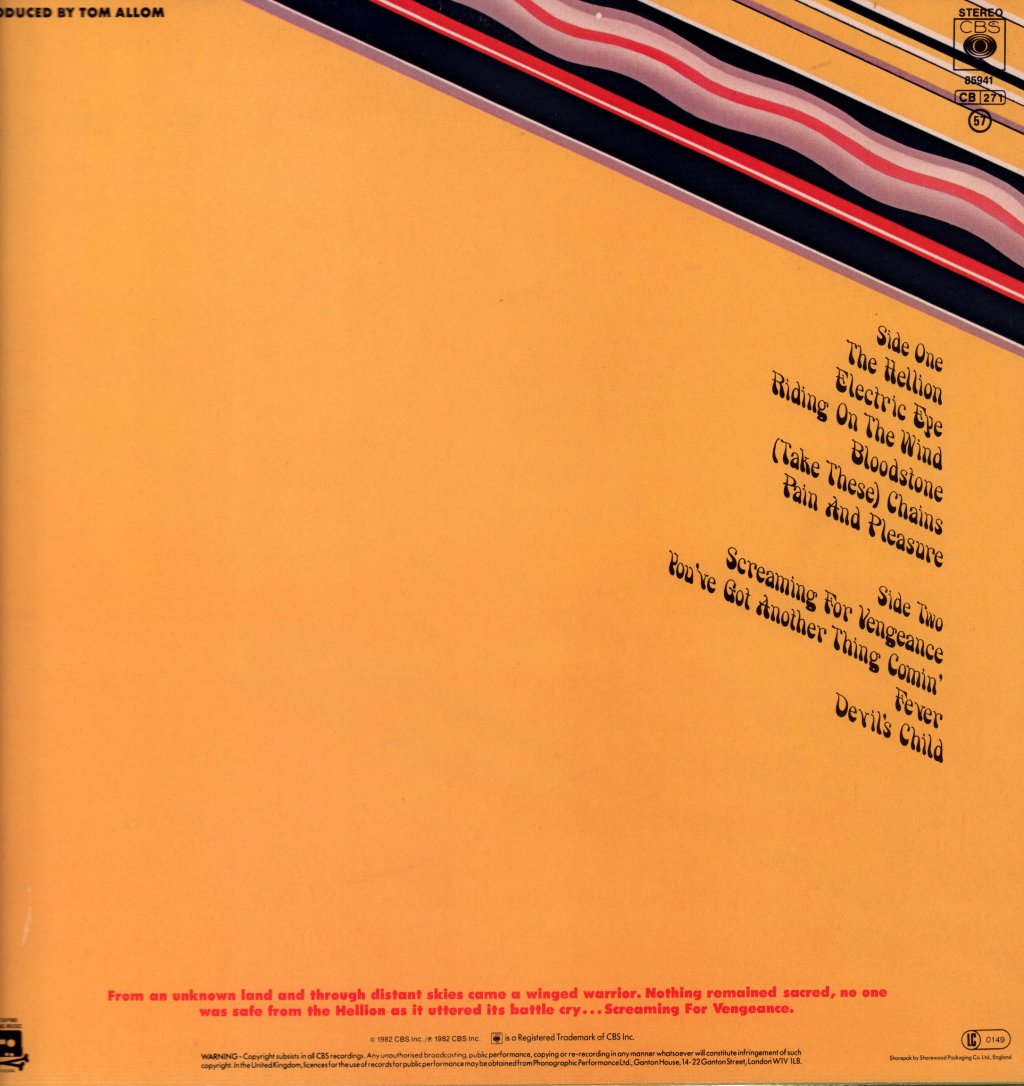 Judas Priest - Screaming For Vengeance - Lp