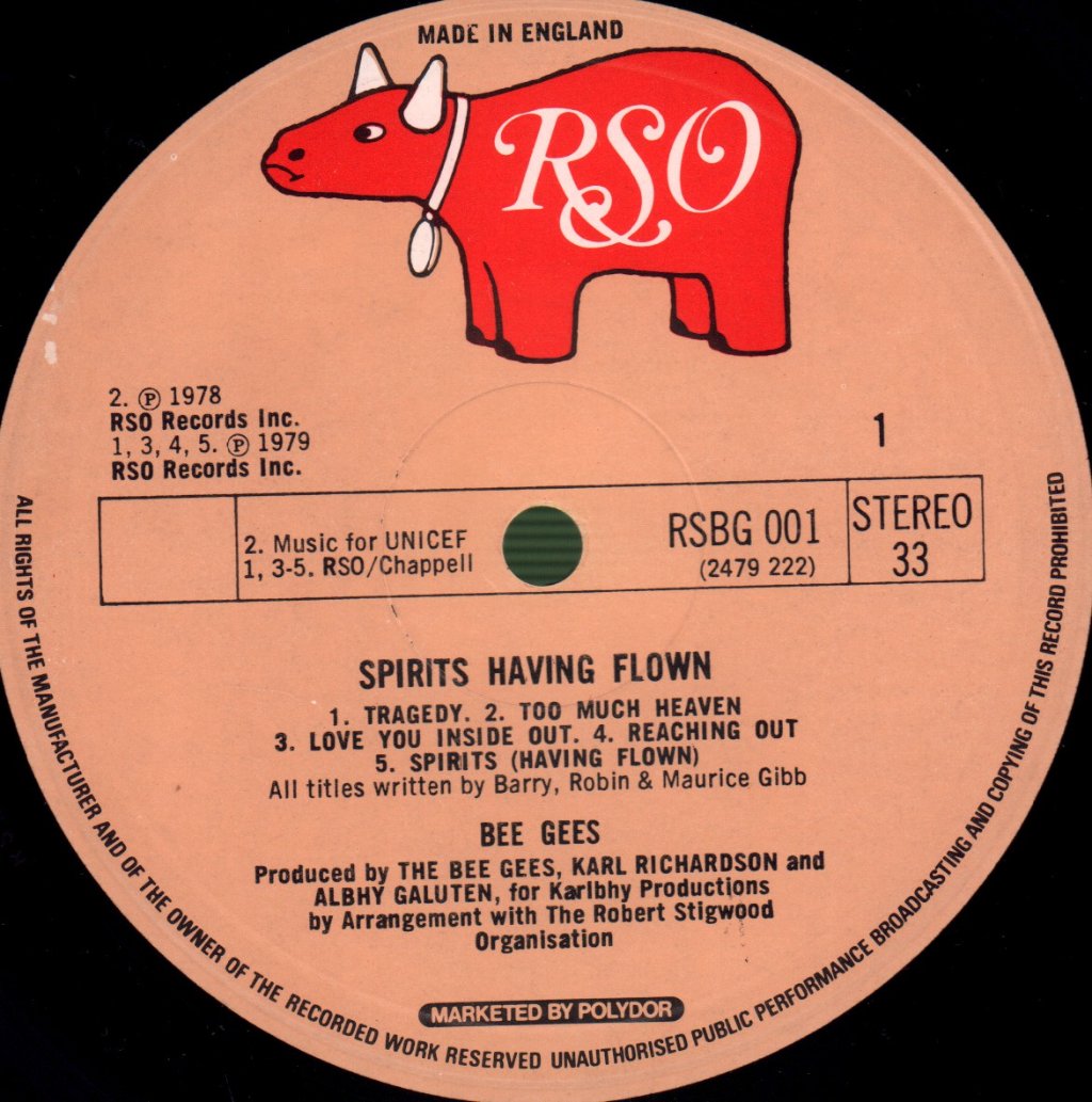 Bee Gees - Spirits Having Flown - Lp