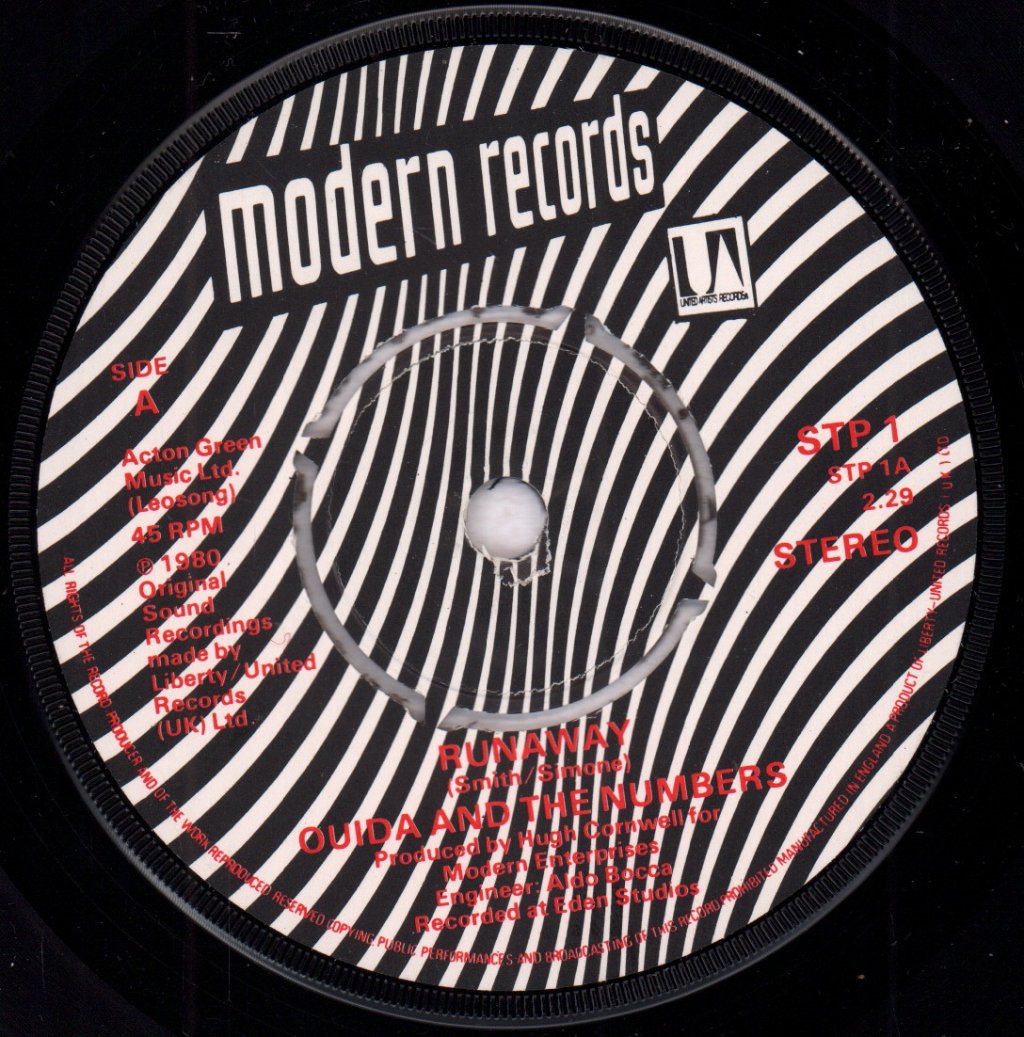 Ouida And The Numbers - Runaway - 7 Inch