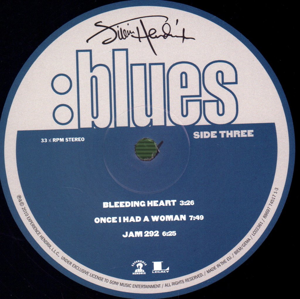 Jimi Hendrix - Blues - Double Lp