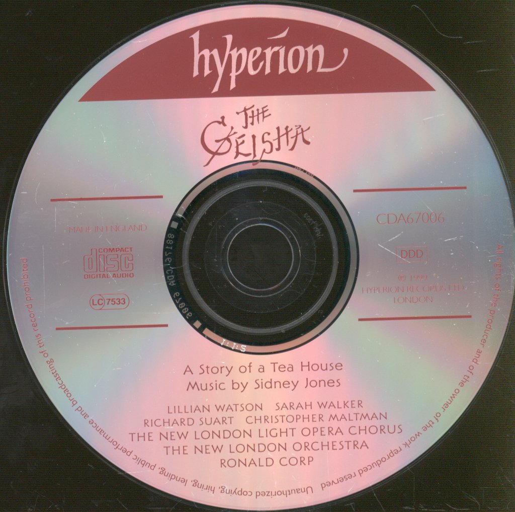 New London Light Opera Chorus & Orchestra, Ronald Corp - Sidney Jones - Geisha - Cd