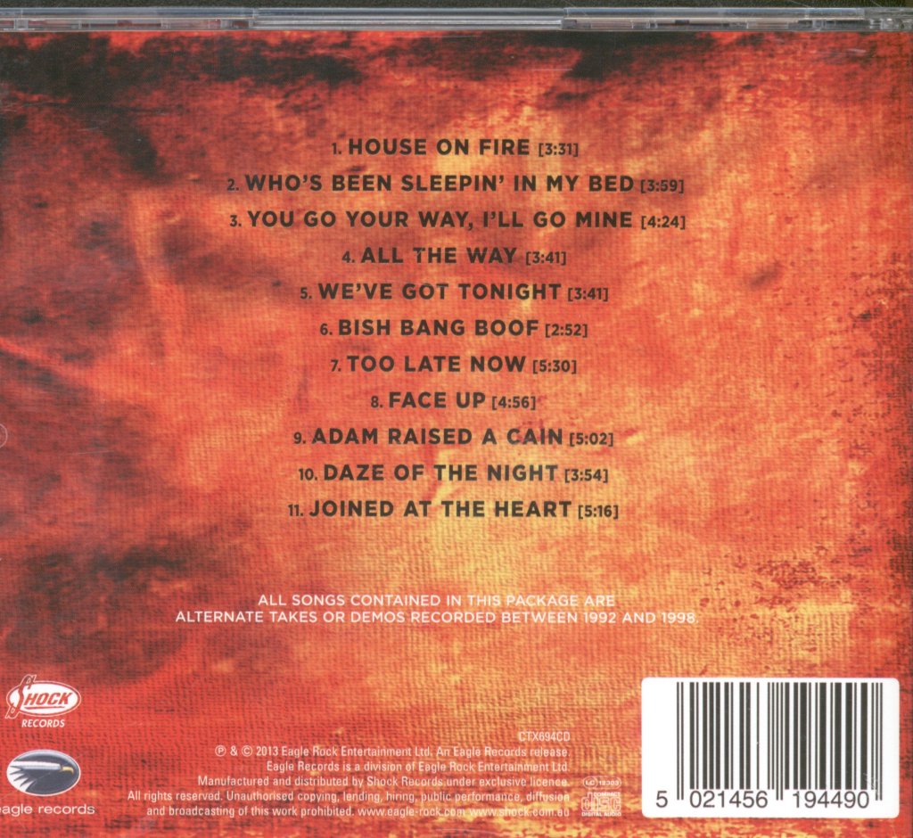 Jeff Healey Band - House On Fire - Demos & Rarities - Cd