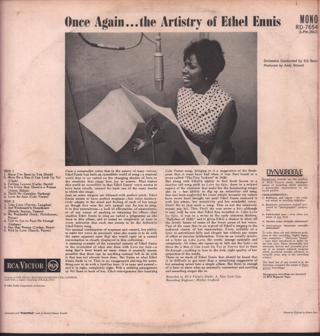 Ethel Ennis - Once Again... - Lp