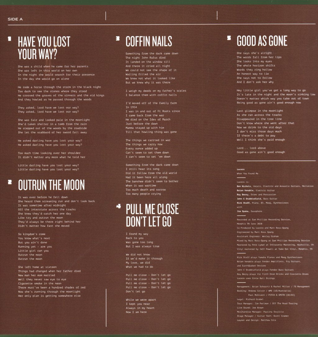 Lucero - When You Found Me - Lp
