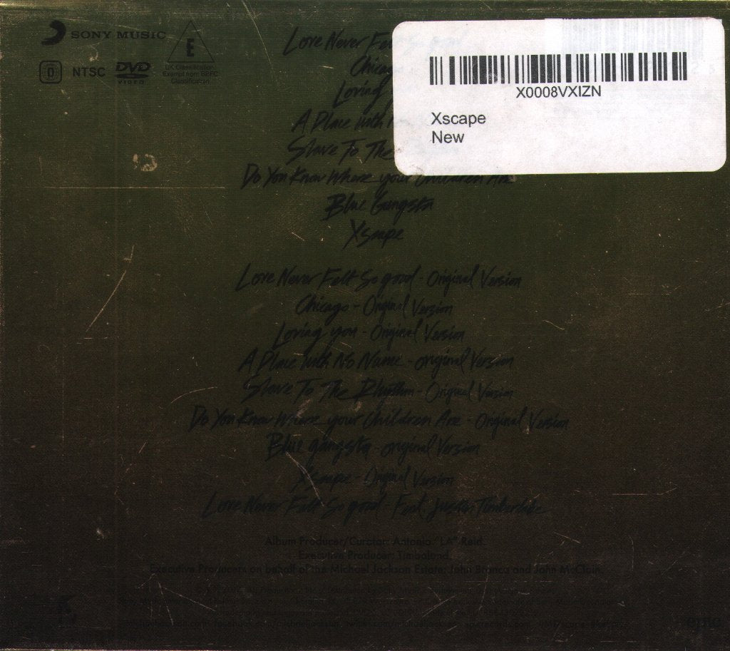 Michael Jackson - Xscape - Cd/Dvd