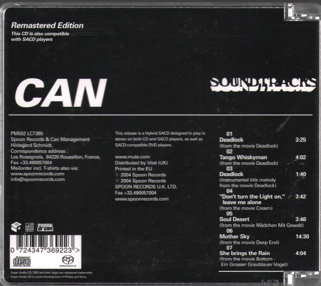 Can - Soundtracks - Cd