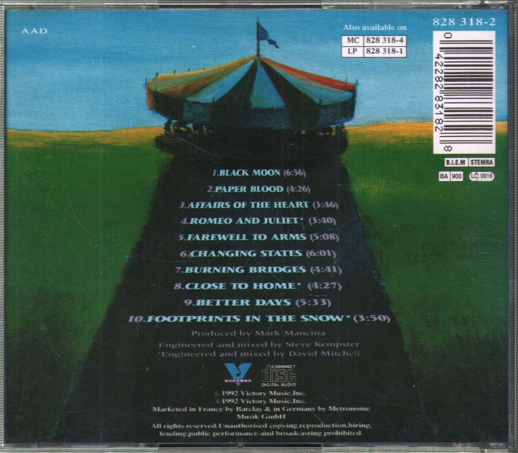 Emerson, Lake & Palmer - Black Moon - Cd