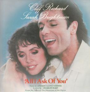 Cliff Richard And Sarah Brightman - All I Ask Of You - 12 Inch