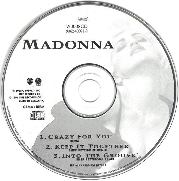 Madonna - Crazy For You - Cd