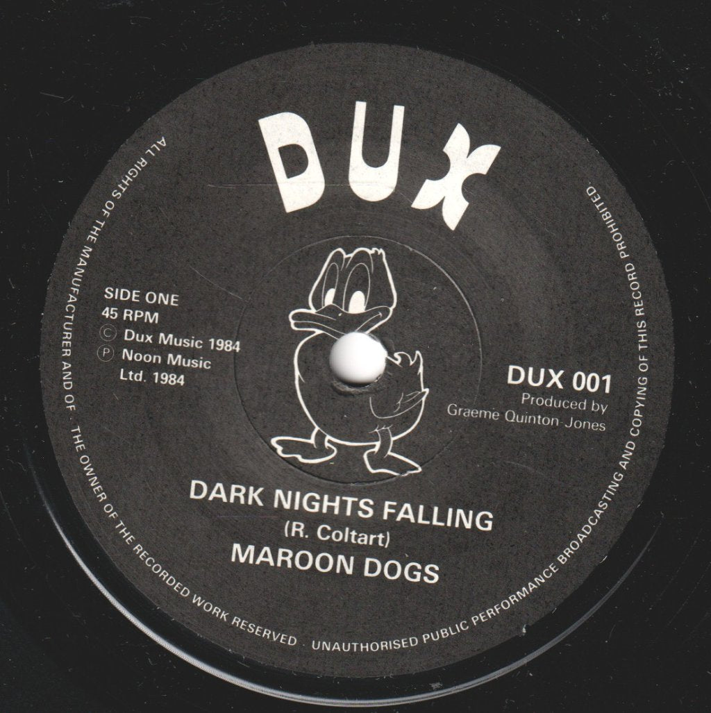 Maroon Dogs - Dark Nights Falling - 7 Inch