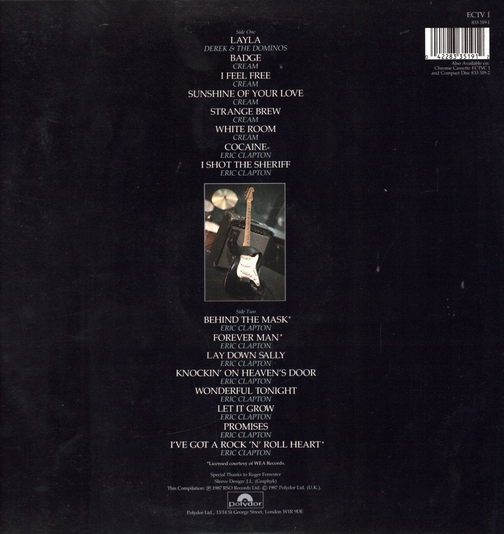 Eric Clapton - Cream Of - Lp