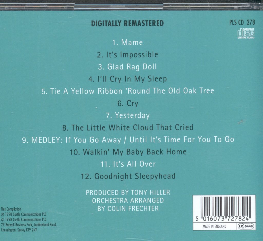 Johnnie Ray - Great - Cd