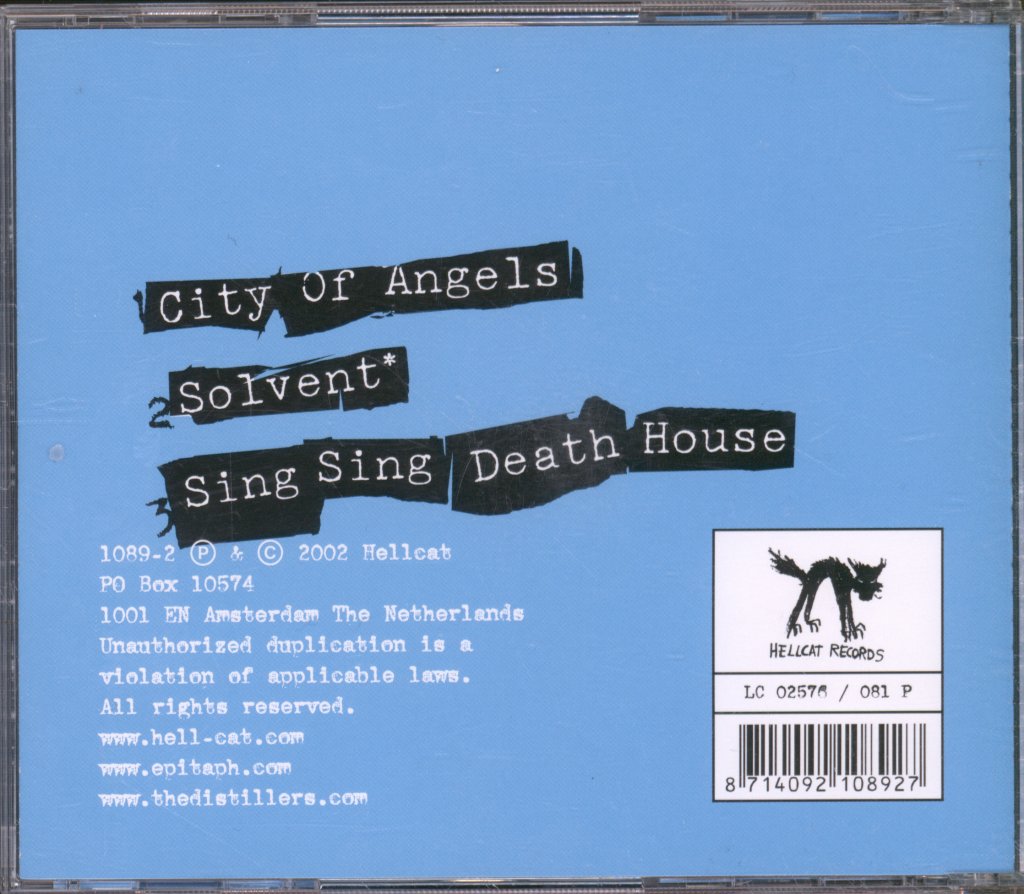 Distillers - City Of Angels - Cd