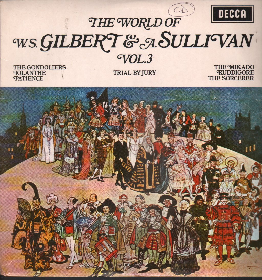 D'Oyly Carte Opera Company - World Of W. S. Gilbert & A. Sullivan - Vol.3 - Lp