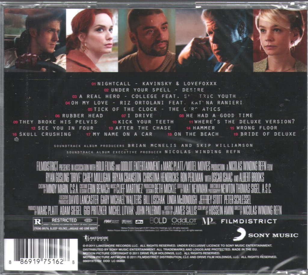 Cliff Martinez - Drive (Original Motion Picture Soundtrack) - Cd