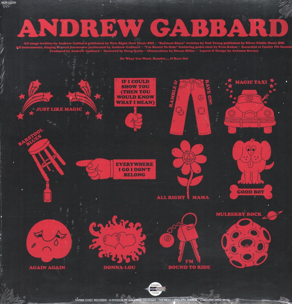 Andrew Gabbard - Ramble & Rave On! - Lp