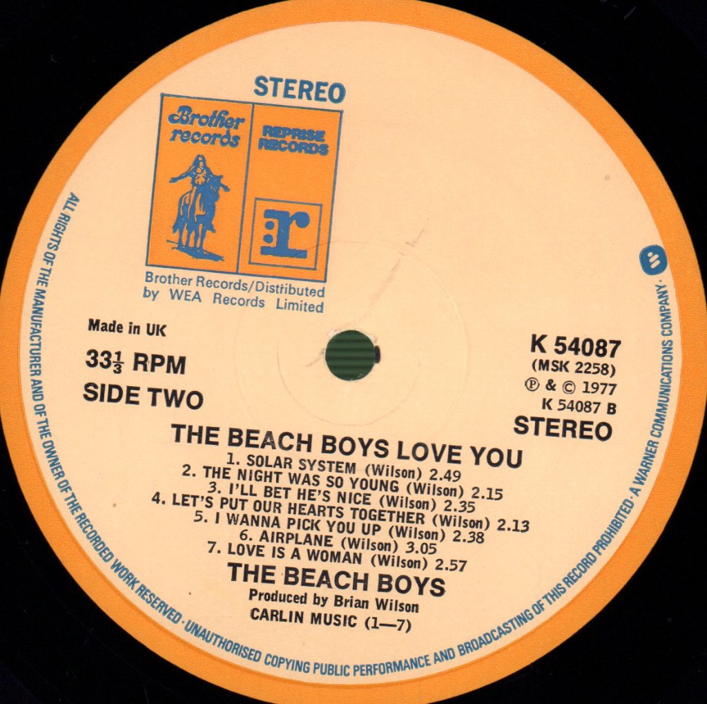 Beach Boys - Love You - Lp