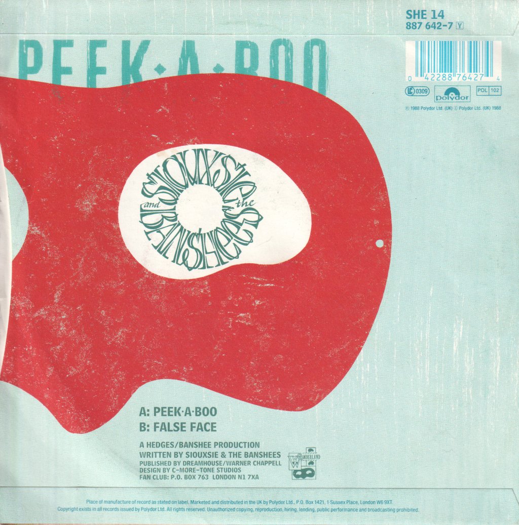 Siouxsie And The Banshees - Peek A Boo - 7 Inch
