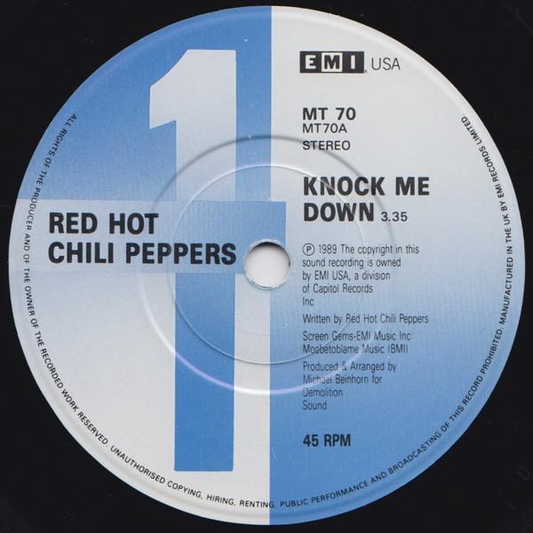 Red Hot Chili Peppers - Knock Me Down - 7 Inch