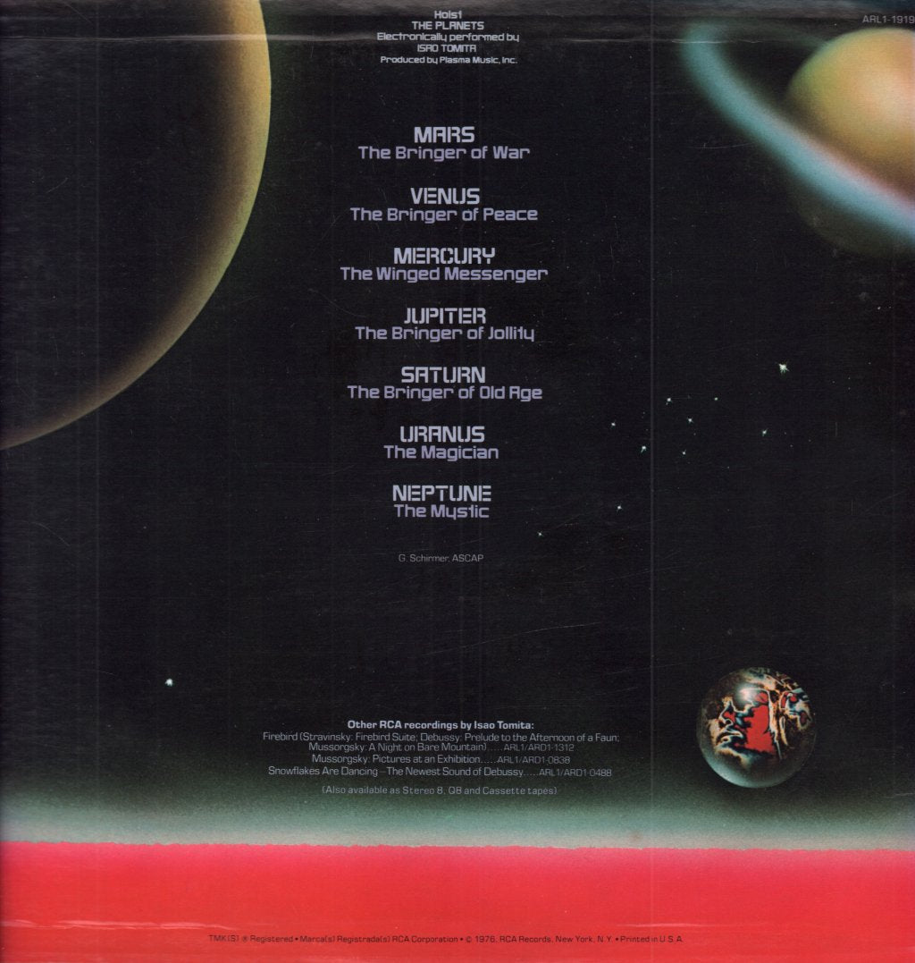 Tomita - Planets - Lp