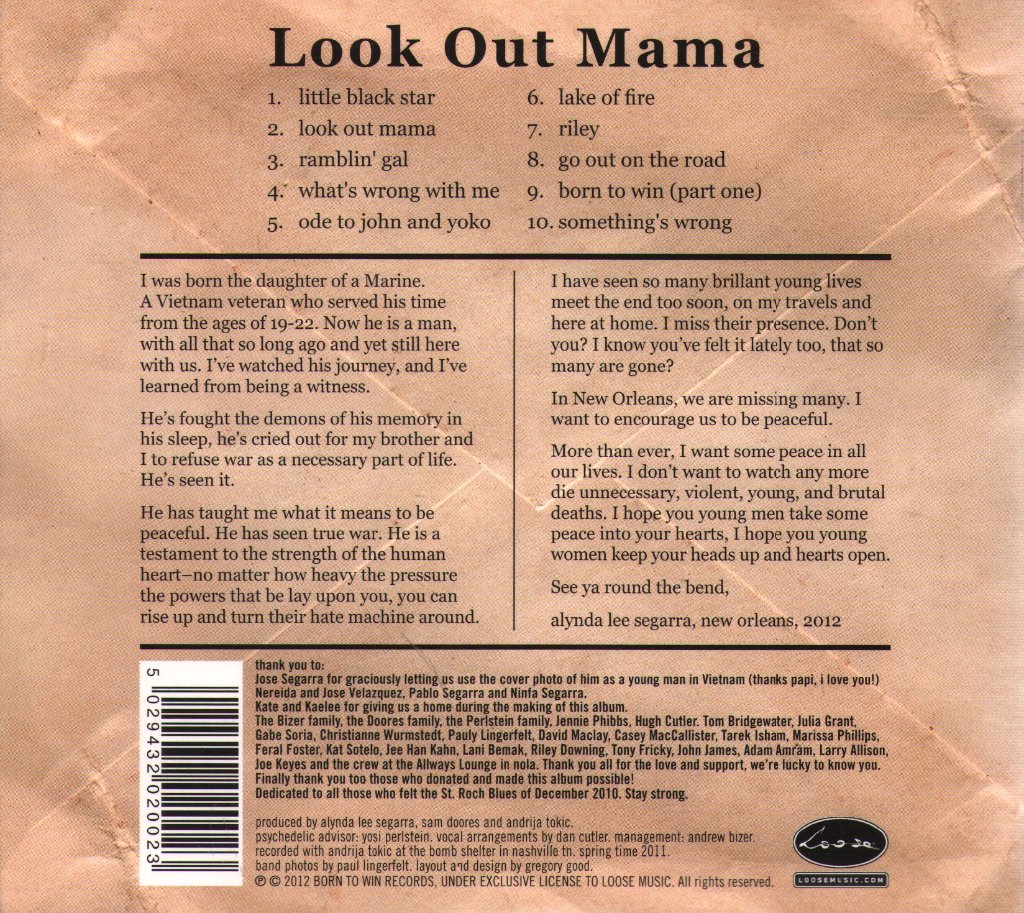 Hurray For The Riff Raff - Look Out Mama - Cd