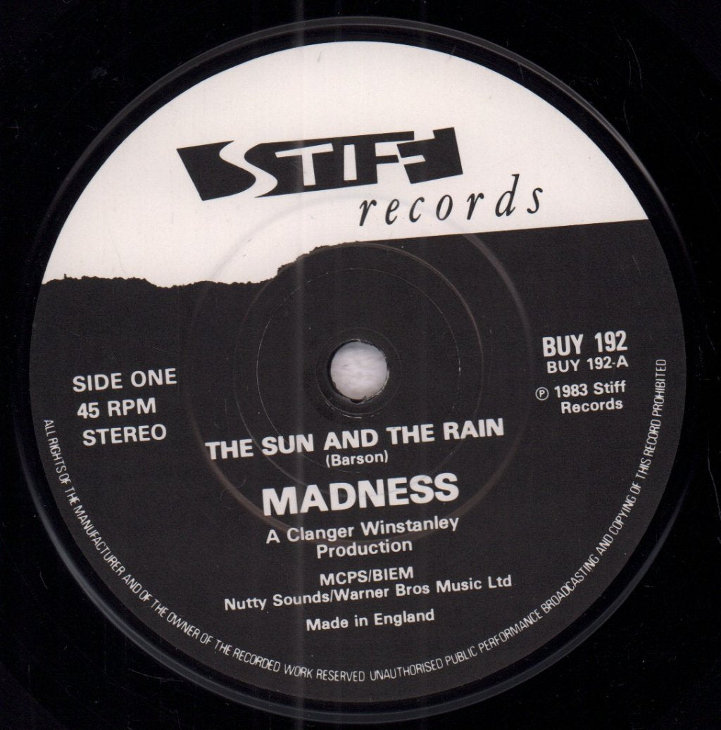 Madness - Sun And The Rain - 7 Inch