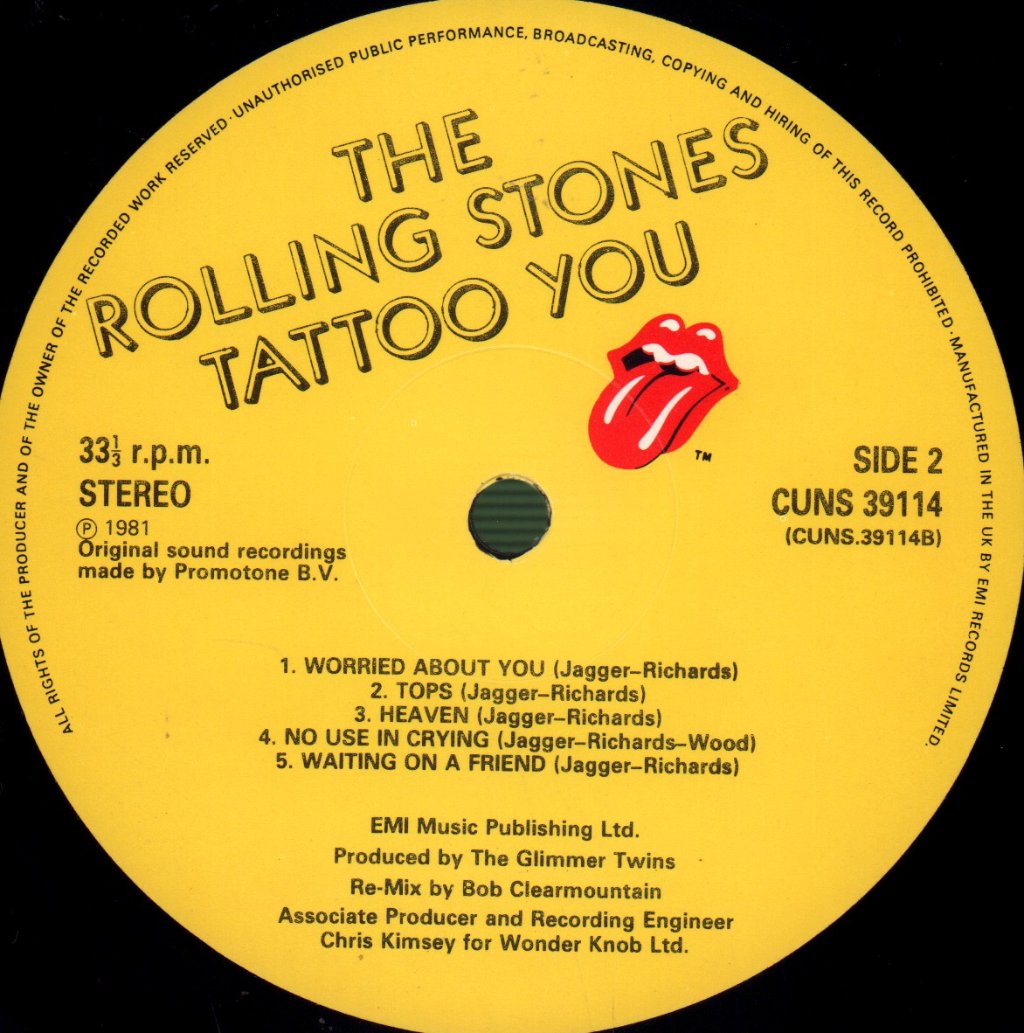 Rolling Stones - Tattoo You - Lp
