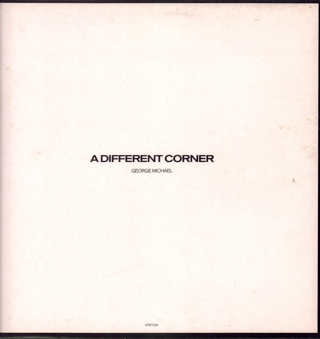 George Michael - A Different Corner - 12 Inch