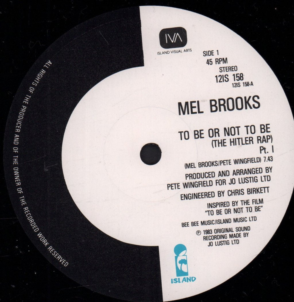Mel Brooks - To Be Or Not To Be - 12 Inch