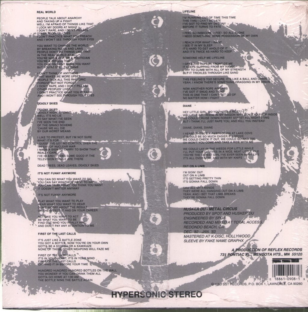 Hüsker Dü - Metal Circus - 10 Inch