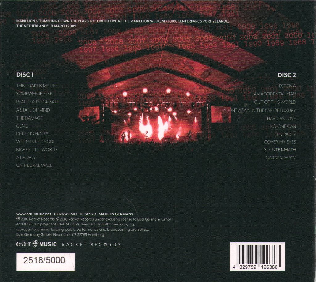 Marillion - Tumbling Down The Years - Cd Set