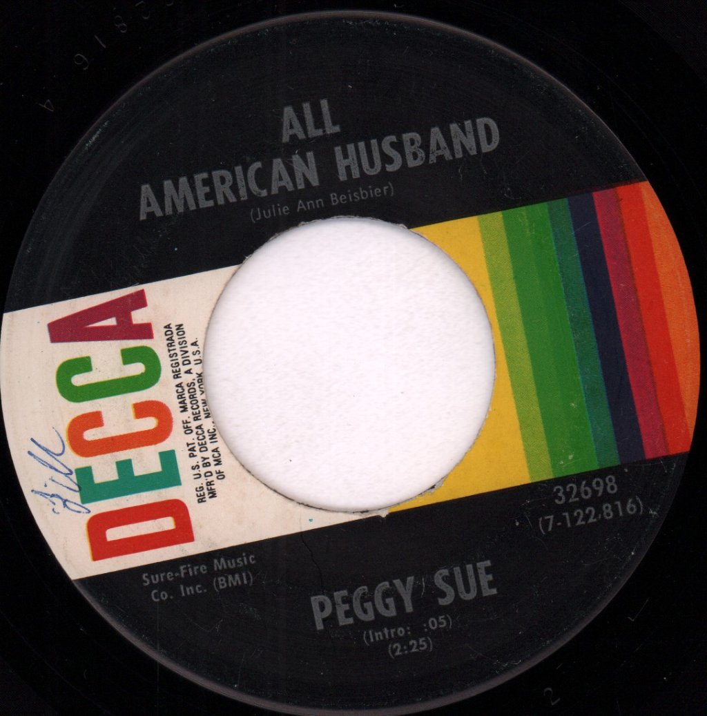 Peggy Sue - All American Husband - 7 Inch