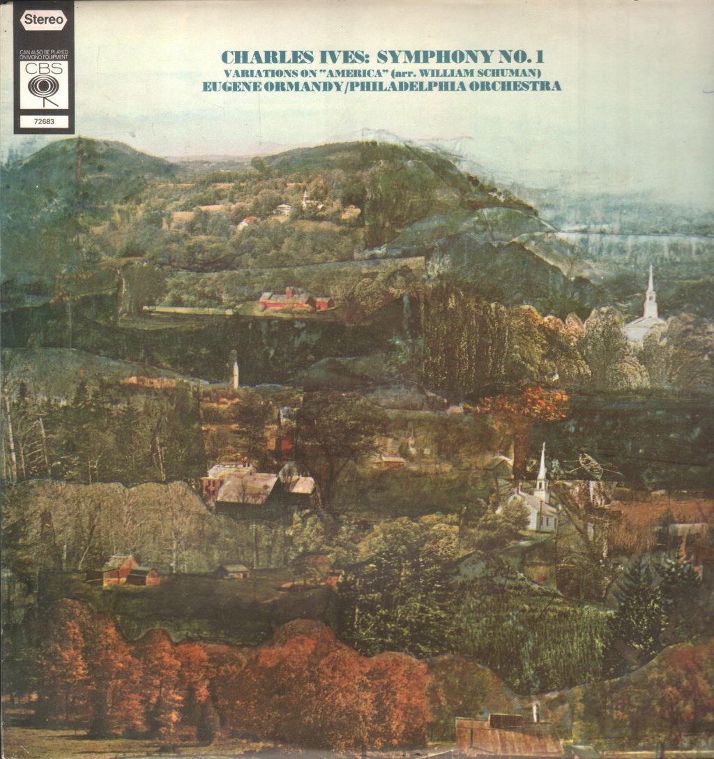 Eugene Ormandy / Philadelphia Orchestra - Charles Ives - Symphony No.1 Varaiations On America - Lp